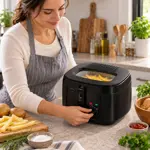 Freidora Electrica Deep Fry Smart Tek 2 Litros Aceite DF2016