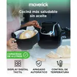 Freidora de Aire MAVERICK AIRF41 4L Control Digital 1400W Apagado Automático
