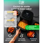 Freidora de Aire Gadnic Pantalla Tactil Sin Aceite