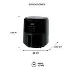 Freidora de Aire Gadnic Pantalla Tactil Sin Aceite