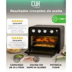Horno y Freidora De Aire Gadnic 19 Litros