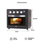 Horno y Freidora De Aire Gadnic 19 Litros