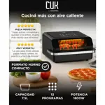 Freidora De Aire CUK By Gadnic Horno Pizzero 7.5L 1800W