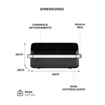 Freidora De Aire CUK By Gadnic Horno Pizzero 7.5L 1800W