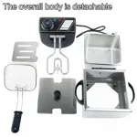 Freidora Eléctrica Multifunción 2L Acero Inoxidable 2L