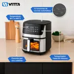 Freidora De Aire Vitta 8 Litros 1700W Digital 12 Funciones