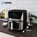 Freidora De Aire Vitta 8 Litros 1700W Digital 12 Funciones