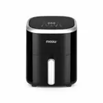 Freidora De Aire Sin Aceite Midow 3.5 Lts 1200w Display Led Negro
