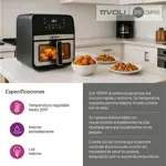Freidora de Aire Digital Tivoli 6.2L 1800W con Panel Touch y 8 Programas de Cocción