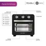 Freidora Y Horno Eléctrico Tivoli 4 Modos 11,6l - 1200w