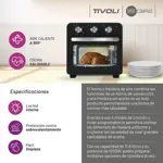 Freidora Y Horno Eléctrico Tivoli 4 Modos 11,6l - 1200w