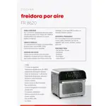 Freidora de Aire Ultracomb Digital 11,8L FR-8620