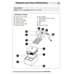 Freidora Eléctrica Profesional 8l Ultracomb Fr-8700g