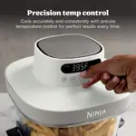 Freidora Ninja Crispi Pro Vidrio 6-en-1 1800W 450F 6Qt 2.5Qt