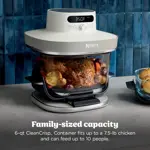 Freidora Ninja Crispi Pro Vidrio 6-en-1 1800W 450F 6Qt 2.5Qt