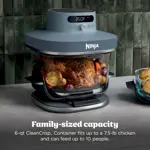 Freidora Aire Ninja Crispi Pro Glass 6-en-1 AS101CY 1800W