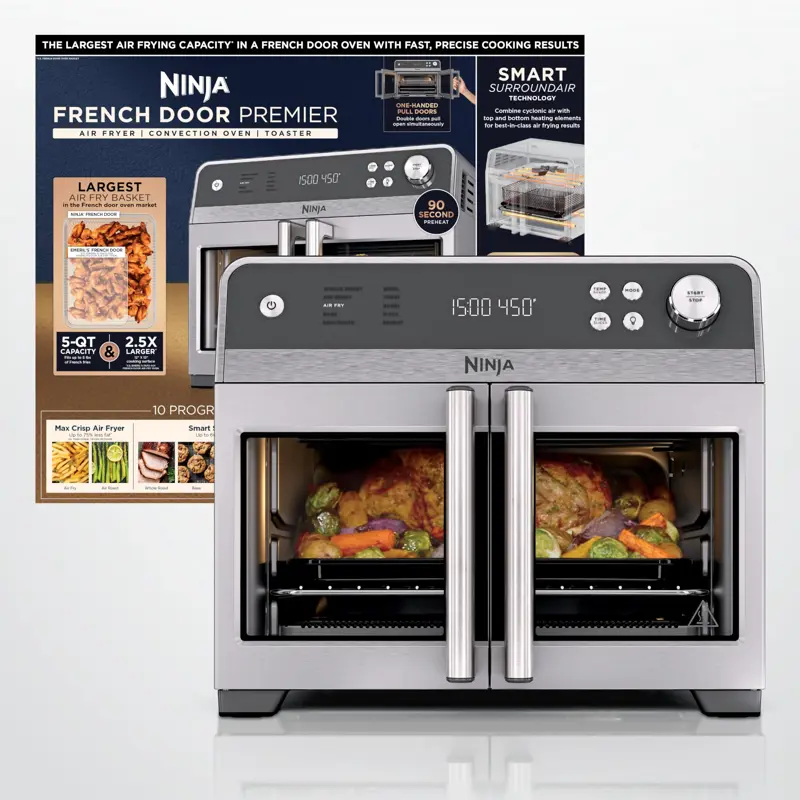 Horno Freidora de Aire Ninja French Door Premier FO101 1800W