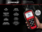 Escaner Automotriz Obd2 Konnwei KW808 Lector Autos