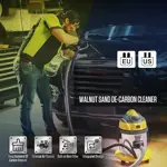 Limpiador de Carbono por Chorro de Arena de Nuez