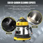 Limpiador de Carbono por Chorro de Arena de Nuez