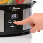 Vaporiera Digital Naturel Liliana 12lts Apto Huevos Y Arroz