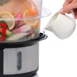 Vaporiera Digital Naturel Liliana 12lts Apto Huevos Y Arroz