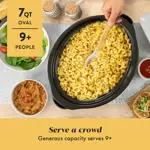 Ollas Cocina Lenta Crock-Pot 7-Quart 8+ Personas Acero
