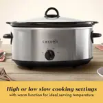 Ollas Cocina Lenta Crock-Pot 7-Quart 8+ Personas Acero