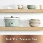 Ollas Cocina Lenta Crock-Pot Serie 7 Quarts Verde Desierto