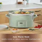 Ollas Cocina Lenta Crock-Pot Serie 7 Quarts Verde Desierto