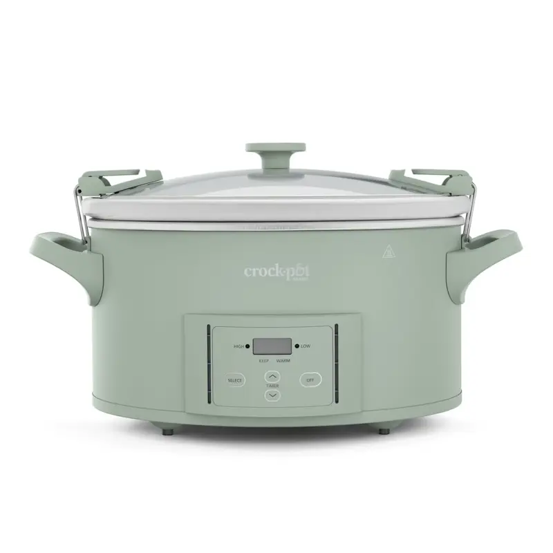 Ollas Cocina Lenta Crock Pot Serie 7 Quarts Verde Desierto