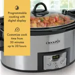 Ollas Crock-Pot 6 Quart acero inoxidable programable