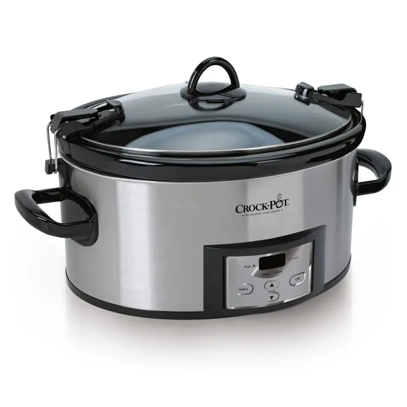 Ollas Crock Pot 6 Quart acero inoxidable programable