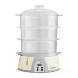 Vaporera  Digital 8.5L 850W 3 Recip...