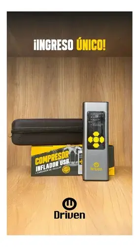 Compresor De Aire Driven Usb Y Cargador De Celular 19 Mm
