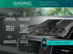 Amplificador Bluetooth Gadnic Potencia Para Auto