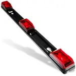 True Mods 15" LED 3 Red Trailer Light Bar