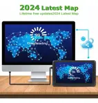 Navegador Gps 7 Para Automóvil Y Camión 2024 Color Mapas Precargados Incluidos