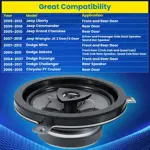 Altavoces 6.5 2 Vías Actualizados Para Jeep Wrangler Jk, Gra