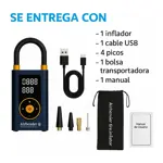 Compresor Inflador Aire Portatil Airbender Vehiculo 4000mah