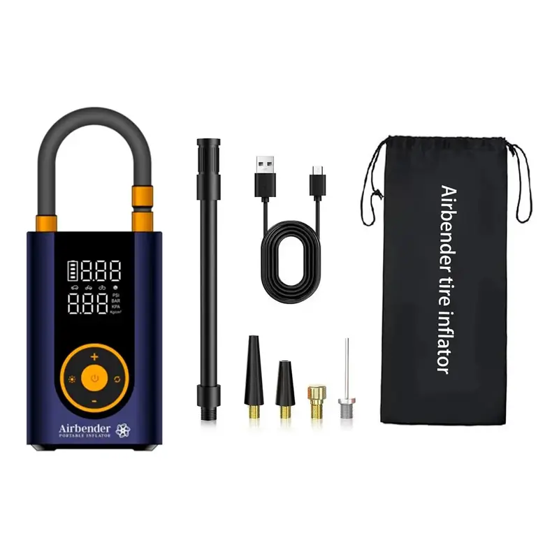 Compresor Inflador Aire Portatil Airbender Vehiculo 4000mah