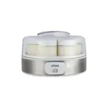 Yogurtera Atma YMAT26N Blanca con 7 Frascos de Vidrio de 150 mL y Tapa Transparente