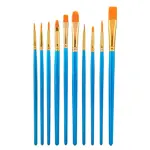 Kit x10 Pinceles Para Artistas Gadnic ART1 Arte Acuarela Óleo
