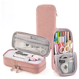 Cartuchera Escolar Rosa  2 Pisos