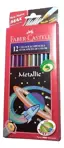 Lapices Ecolapices De Color X12 Metallic Faber Castell Color