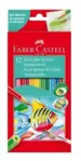 Lapices Acuarelable X 12 Pincel+sacapuntas Faber Castell Color