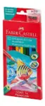 Lapices Acuarelable X 12 Pincel+sacapuntas Faber Castell Color