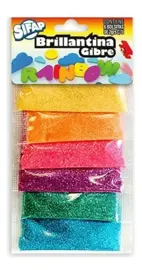Brillantina Gibre  Rainbow Arcoiris...