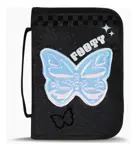 Cartuchera Canopla Desplegable Glow Fly Negra Footy Negro