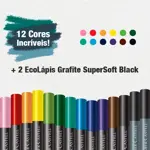Lapices Ecolapices X12 +2 Ecolapices Grafito Faber-castell